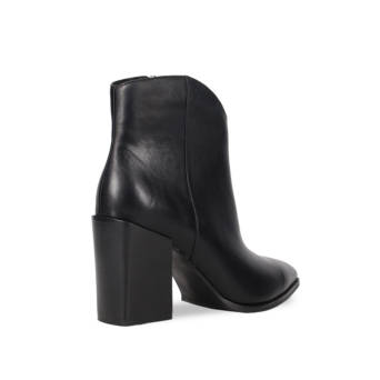 Black western bootie