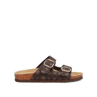 Καφέ footbed σανδάλι