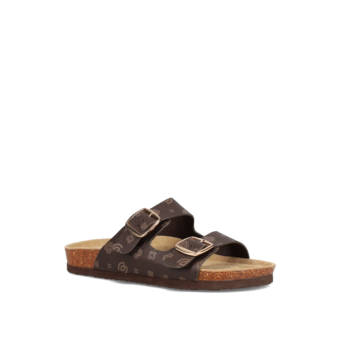 Καφέ footbed σανδάλι