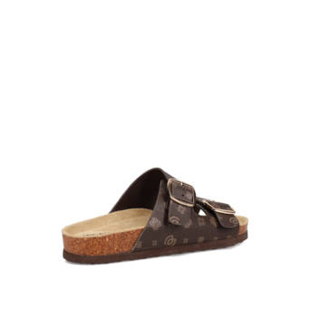Καφέ footbed σανδάλι