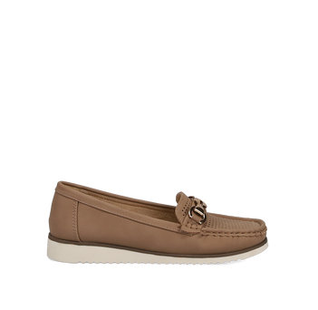 Taupe loafer