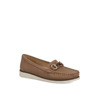 Taupe loafer