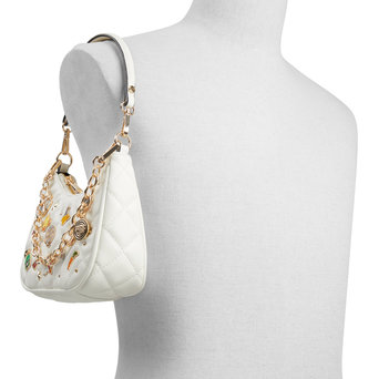 Λευκή τσάντα ώμου LTPINSBAG