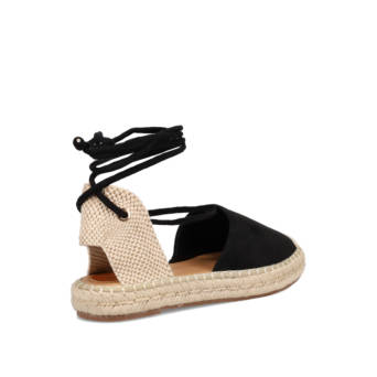 Black espadrille