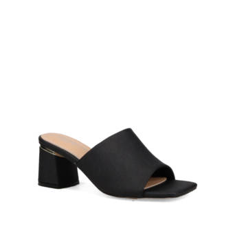 Μαύρο mule πέδιλο