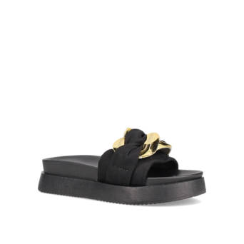 Μαύρο flatform σανδάλι