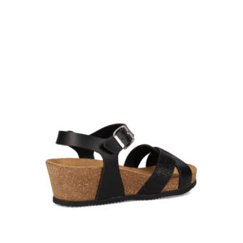 Μαύρη footbed πλατφόρμα