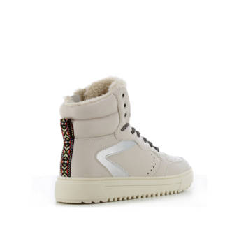 Μπεζ sneaker μποτάκι