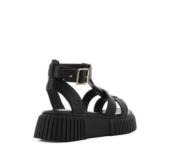 Μαύρο flatform σανδάλι