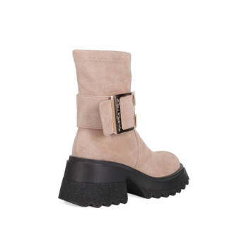 Beige bootie