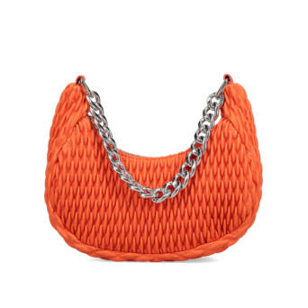 Orange shoulder bag