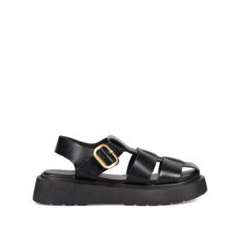 Μαύρο flatform σανδάλι