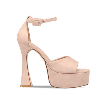 Beige suede sandal