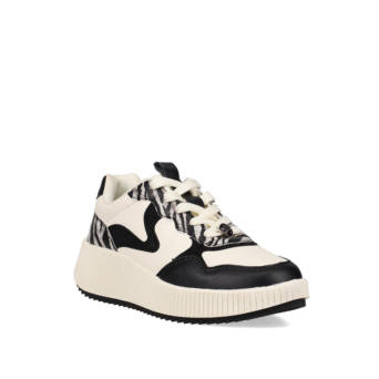 Black and white chunky sneaker