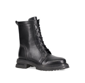 Black army boot