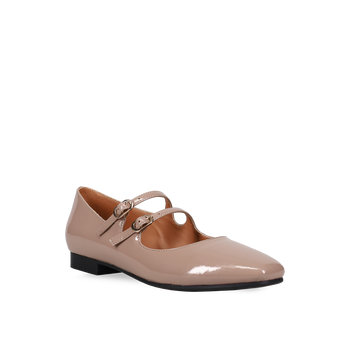 Beige patent Mary Jane