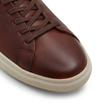Men''s tan leather sneaker CLASSICSPEC