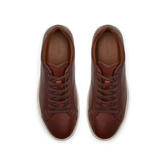 Men''s tan leather sneaker CLASSICSPEC