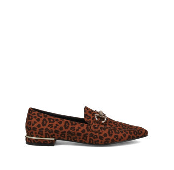 Leopard animal print loafer