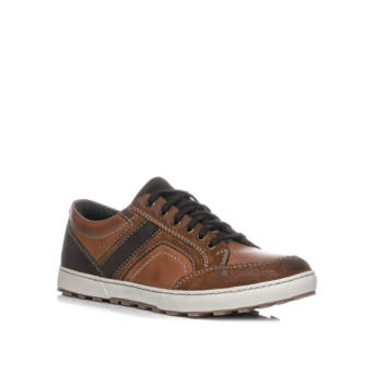 Ανδρικό ταμπά δερμάτινο sneaker