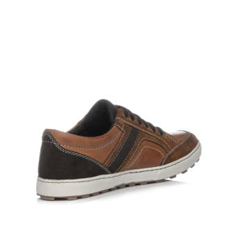 Ανδρικό ταμπά δερμάτινο sneaker