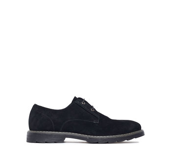 Men''s black  leather Oxford
