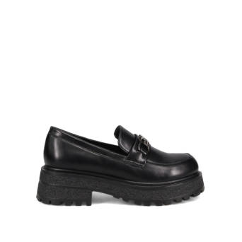 Μαύρο chunky loafer