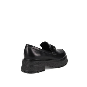 Μαύρο chunky loafer