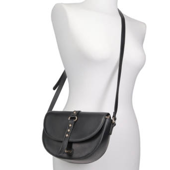 Black shoulder bag