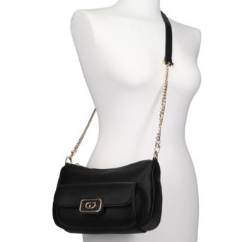 Black shoulder bag