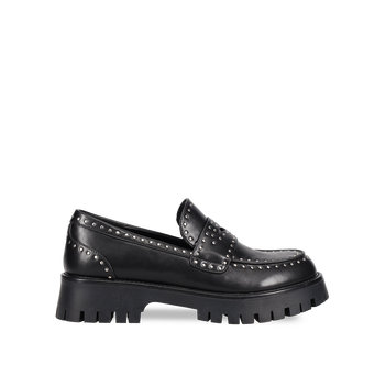 Μαύρο chunky loafer