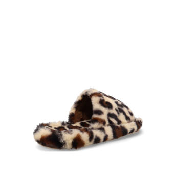 Animal print  fluffy slipper