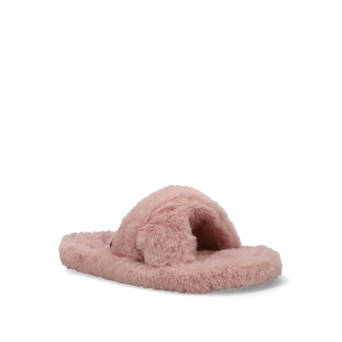 Pink fluffy slipper