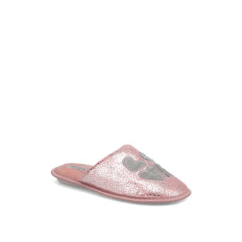 Pink metallic slipper