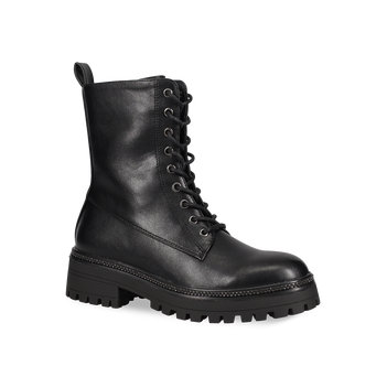 Black army boot