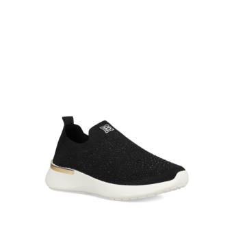 Black slip-on sneaker