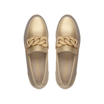 Gold loafer