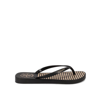 Black beach sandal