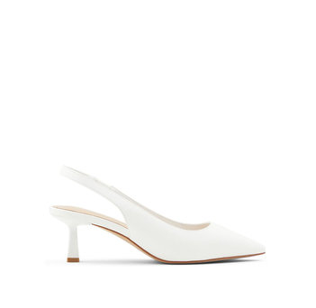 White slingback pump PERANGA