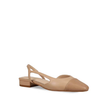 Beige ballet flat