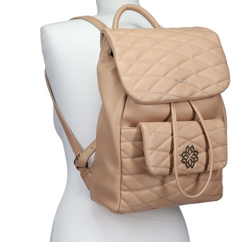 Beige backpack