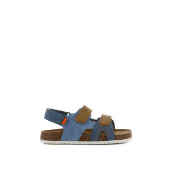 Μπλε παιδικό footbed πέδιλο