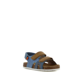 Μπλε παιδικό footbed πέδιλο