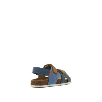Μπλε παιδικό footbed πέδιλο
