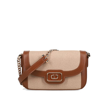 Tan crossbody shoulder bag