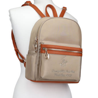 Beige backpack