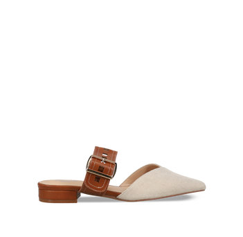 Tan ballet flat