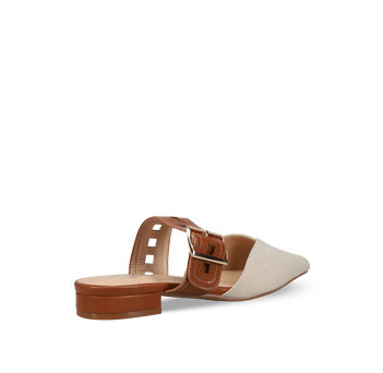 Tan ballet flat