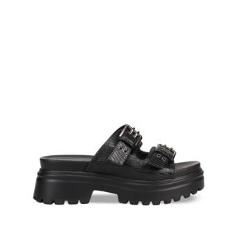 Black chunky sandal