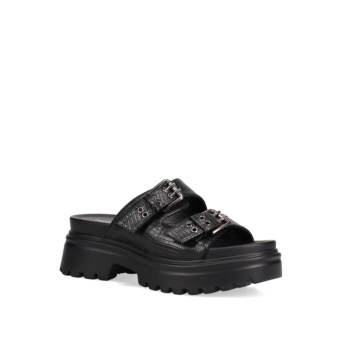 Black chunky sandal